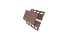 Профиль H соединительный Grand Line Color Plus темно-бежевый (3,0м)