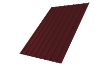 Профнастил С10A 0,5 Satin RAL 3005 красное вино