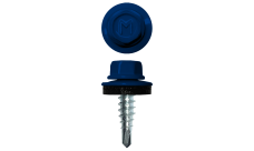 Саморез по металлу Daxmer 4,8х19 (400шт) сверло №2 RAL 5002