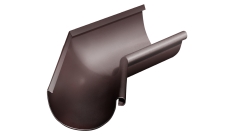 Угол желоба внутренний GL PU 135 гр 125 мм RAL 8017 шоколад