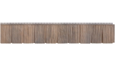 Панель ЯФАСАД Grand Line Сибирская дранка Classic железо