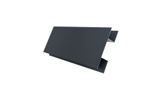 Планка H-образная Экобрус 0,5 PurPro Matt 275 RAL 7024 мокрый асфальт (2м)