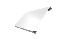 Ламель лицевая 200 забора жалюзи Texas 0,45 PE-Double RAL 9003 сигнальный белый