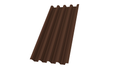 Профнастил Н75R Grand Line 0,7 PE RAL 8017 шоколад