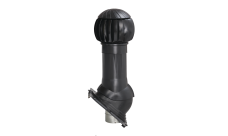 Комплект вентиляции Gervent Твистер для кровли Универсал 125/160 черный