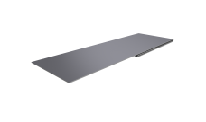 Планка финишная 48х25 0,45 Drap RAL 7004 сигнальный серый (2м)