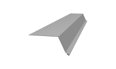 Планка капельник 100х55 0,45 PE-Double с пленкой RAL 9003 сигнальный белый (3м)