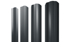 Штакетник М-образный A фигурный Grand Line 0,5 Satin RAL 7016 антрацитово-серый