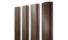 Штакетник Прямоугольный с прямым резом 0,45 Print-Double Elite Antique Wood