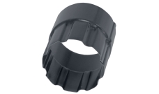 Соединитель трубы 100мм матовый RAL 7024