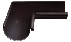 Угол желоба внутренний Grand Line ПЭ 90гр 125мм RR 32 темно-коричневый