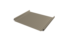 Кликфальц Pro Gofr Grand Line 0,5 Satin с пленкой на замках RAL 1015 светлая слоновая кость