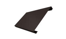 Ламель лицевая 200 забора жалюзи Texas Grand Line 0,45 PE-Double RR 32 темно-коричневый