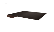 Планка завершающая Grand Line 0,45 Print Elite Coffee Wood TwinColor (2м)