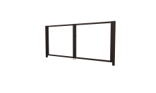 Ворота Жалюзи Texas 2,0х3,6 RR 32 без заполнения (ламель 125 мм)