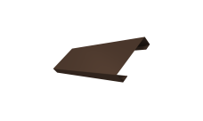 Ламель лицевая 100 забора жалюзи Texas 0,5 Atlas X RAL 8017 шоколад