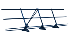Ограждение кровельное со снегозадержателем на фальц Grand Line 0,9х3 RAL 5005