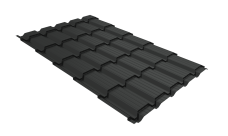 Профиль волновой "Квадро профи" ("Quadro Profi") v02 0,45 Drap TX RAL 7016 антрацитово-серый