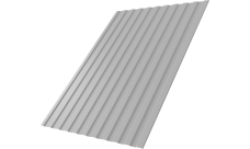 Профнастил С8A в01 Grand Line 0,45 Drap ТХ с пленкой RAL 7047 телегрей 4