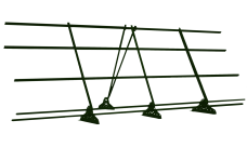 Ограждение кровельное со снегозадержателем на фальц Grand Line 1,2х3м RAL 6002
