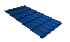 Профиль волновой "Квинта плюс" ("Kvinta plus") 0,45 PE RAL 5005 сигнальный синий