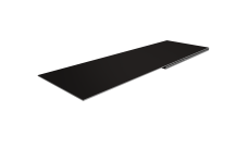 Планка финишная 48х25 Grand Line 0,45 PE с пленкой RAL 9005 черный (2м)