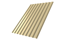 Профнастил С20A Grand Line 0,45 PE lite RAL 1014 слоновая кость