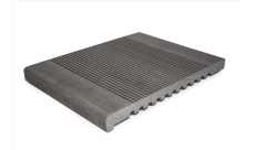 Ступень ДПК Grand Line 320х22мм Массив Графит 3м