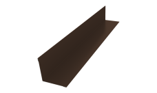 Угол внутренний 40х40 0,5 Atlas X с пленкой RAL 8017 шоколад (3м)