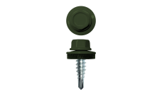 Саморез по металлу 4,8х19 (400шт) сверло №2 RAL 6020