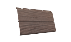 ЭкоБрус Гофр Grand Line 0,45 Принт Элит с пленкой Беленый дуб TwinColor