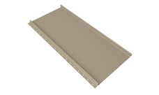 Кликфальц mini Grand Line 0,45 Drap TX с пленкой на замках RAL 1015 светлая слоновая кость