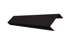 Ламель обратная 50 забора жалюзи Texas Grand Line 0,5 Velur X RAL 9005 черный