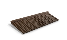 Лист композитной черепицы Metrotile WoodShake кофе