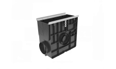 Пескоуловитель Gidrolica Super ПУ-20.25,47,8 - пластиковый универсальный для лотков пластиковых DN150 и DN200 серии pro (0828)