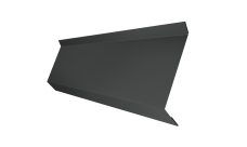 Планка примыкания в штробу 60 0,5 PurLite Matt RAL 7016 антрацитово-серый (2м)