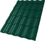 Профиль волновой "Кредо" ("Kredo") 0,45 PE RAL 6005 зеленый мох