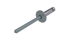 Заклёпка вытяжная Daxmer 4,8х12 (500шт) алюм/нерж RAL 7024