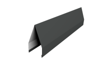 Ламель забора жалюзи Tokyo new 0,5 PurPro Matt 275 RAL 7016 антрацитово-серый