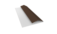 Планка финишная Блок-Хаус новый Grand Line 0,45 Drap RAL 8017 шоколад (2м)