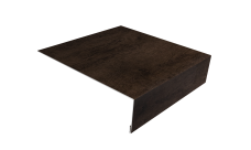 Планка лобовая/околооконная простая 190х50 Grand Line 0,45 Print Elite Antique Wood TwinColor (2м)