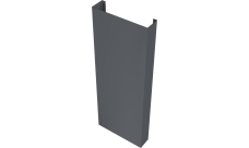 Полустолб для С8,С10 0,45 Drap TwinColor с пленкой RAL 7024 мокрый асфальт (L1,5)