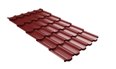 Профиль волновой "Квинта плюс3D" ("Kvinta plus3D") 0,45 PE RAL 3011 коричнево-красный
