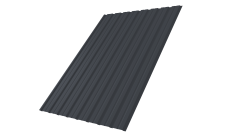 Профнастил С10B Grand Line 0,45 Drap TwinColor RAL 7024 мокрый асфальт