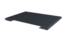 Планка стыковочная 0,45 PE-Double с пленкой RAL 7024 мокрый асфальт (2м)