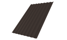 Профнастил С20B Grand Line 0,4 PE-Matt-Double RR 32 темно-коричневый