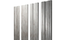 Штакетник Твин с прямым резом Grand Line 0,45 Принт Элит Snow Wood Твин с прямым резом Grand LineColor