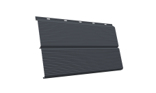 ЭкоБрус Гофр Grand Line 0,45 ПЭ с пленкой RAL 7024 мокрый асфальт