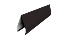 Ламель забора жалюзи Tokyo new Grand Line 0,5 Satin с пленкой RAL 9005 черный