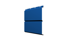 ЭкоБрус 0,345 0,45 PE lite с пленкой RAL 5005 сигнальный синий